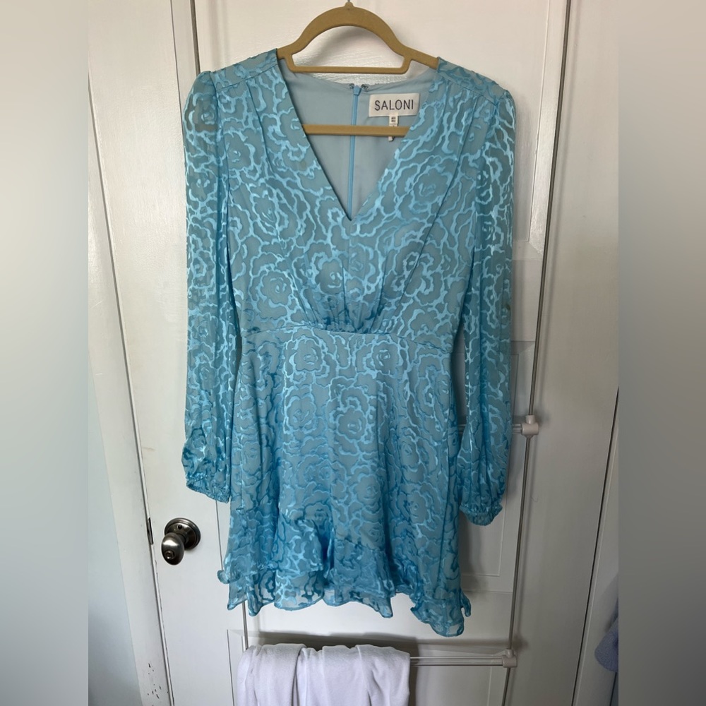 Blue Saloni Dress - US 2